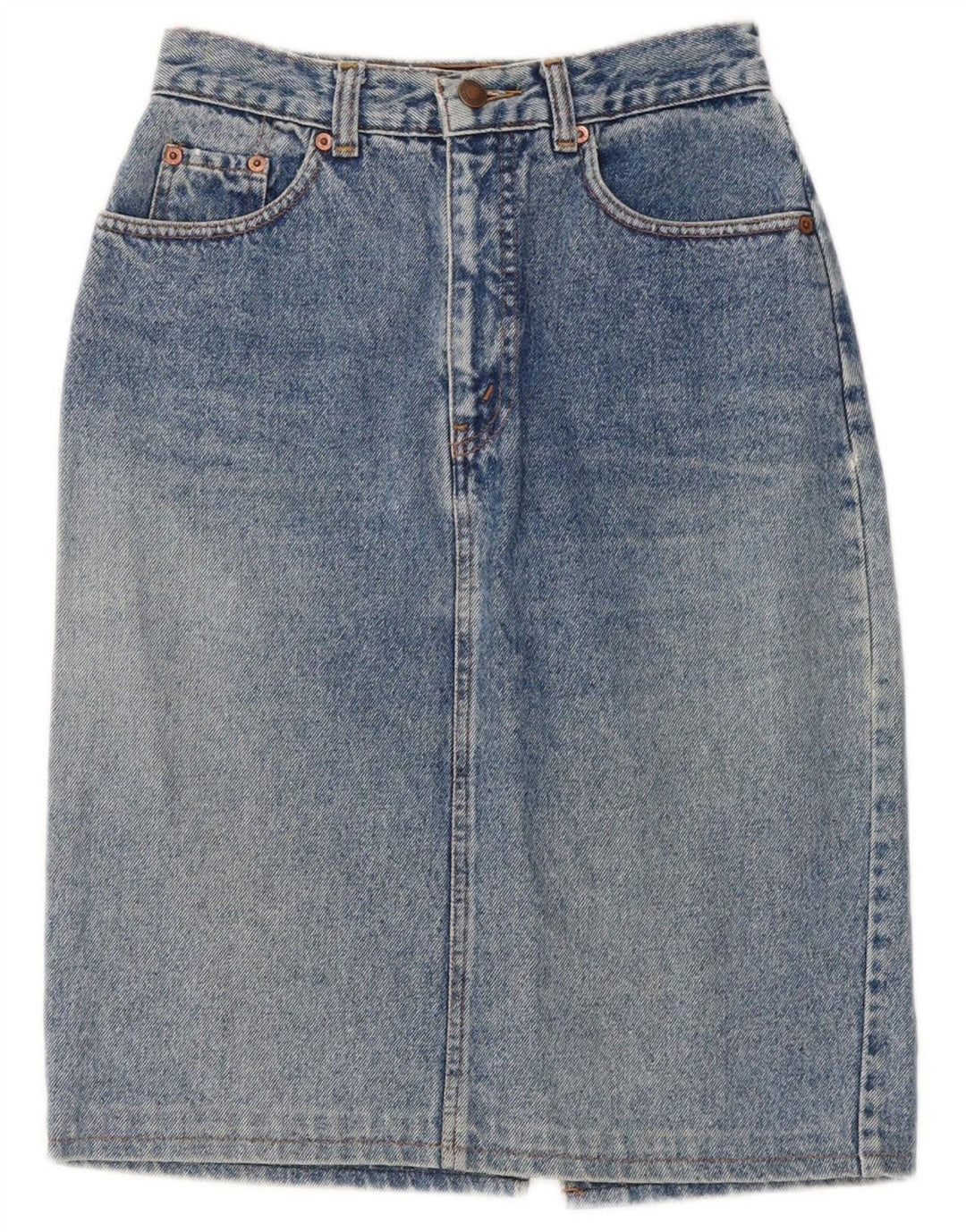 LEVI'S Womens Denim Skirt  W26 Small Blue Cotton