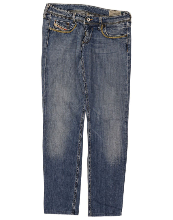 Diesel Womens Lowky Slim Straight Jeans W29 L28 Blue Cotton