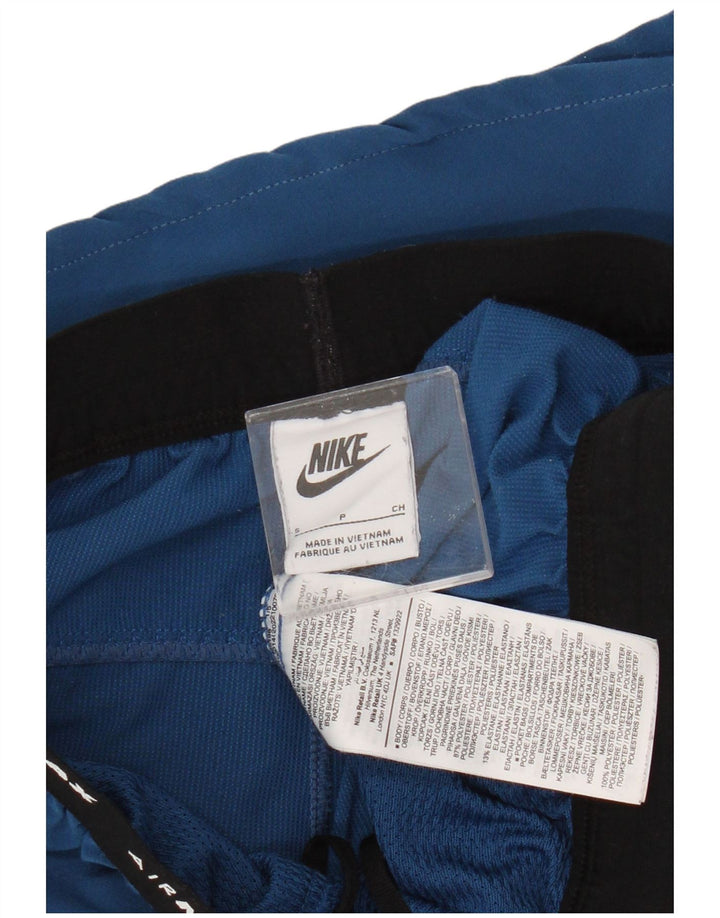 Nike Mens Air Max Graphic Sport Shorts Small  Blue Colourblock Polyester