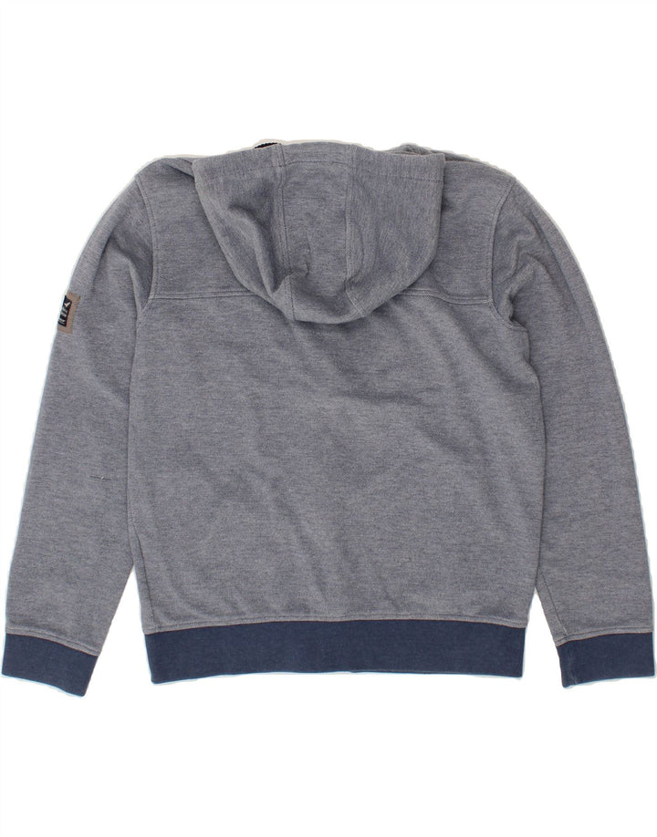 HERO BY JOHN MEDOOX Mens Zip Hoodie Sweater Medium Blue Cotton Vintage Hero By John Medoox and Second-Hand Hero By John Medoox from Messina Hembry 