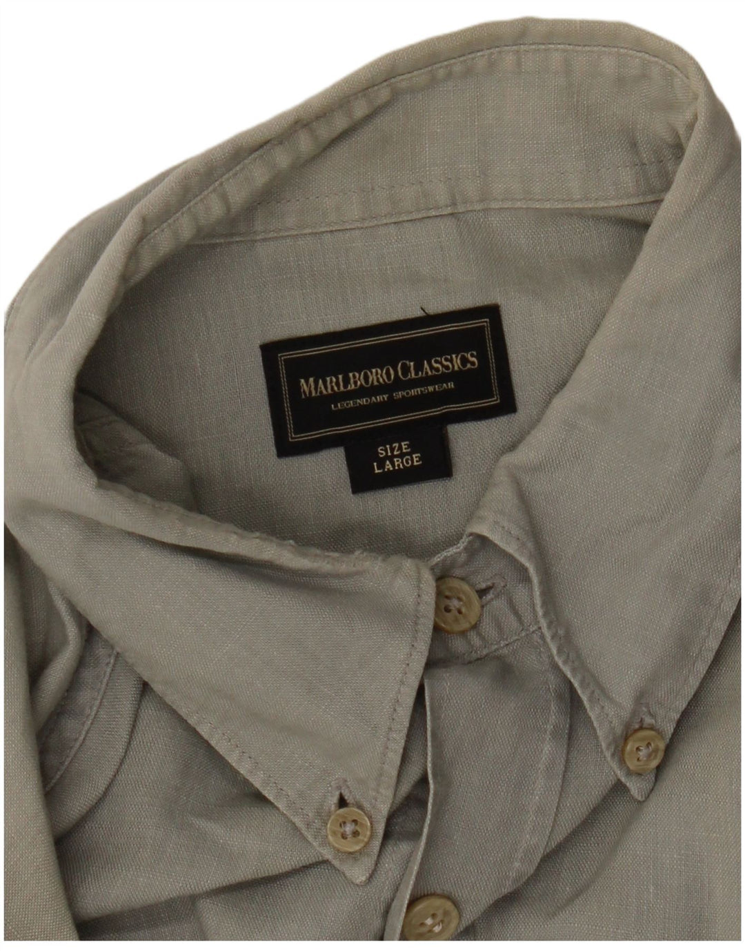 MARLBORO CLASSICS Mens Shirt Large Grey