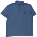 Nautica Mens Polo Shirt 2XL Blue Polyester