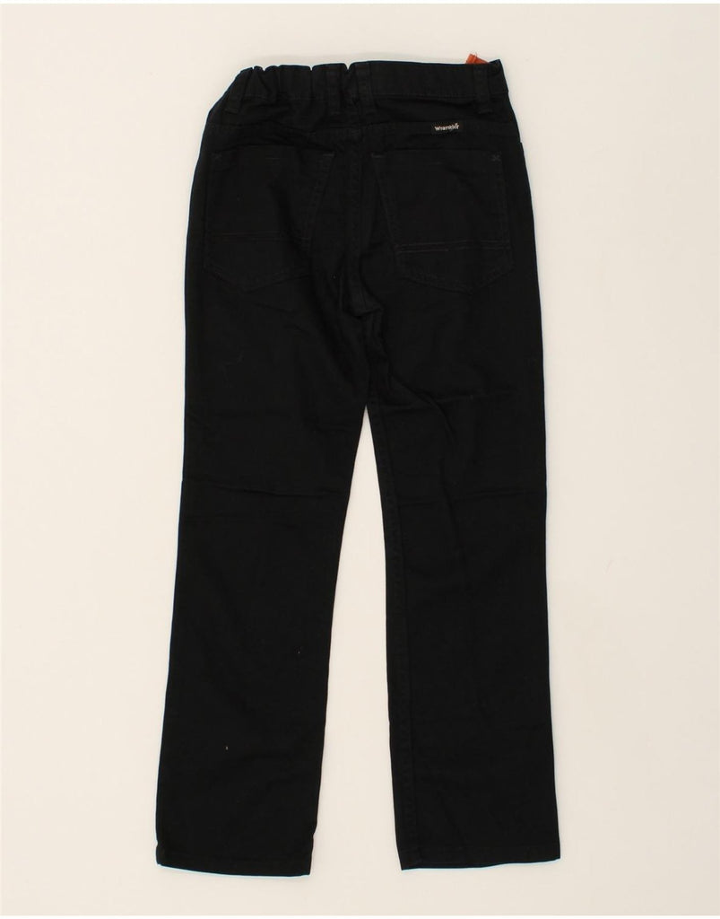 WRANGLER Boys Regular Straight Jeans 9-10 Years W26 L24  Black Cotton | Vintage Wrangler | Thrift | Second-Hand Wrangler | Used Clothing | Messina Hembry 