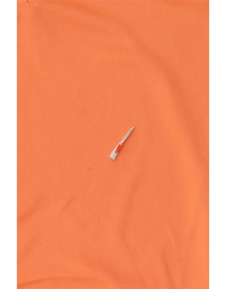Adidas Womens Climalite T-Shirt Top UK 8/10 Small Orange Polyester