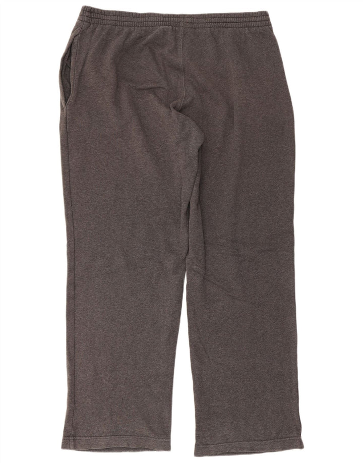 Adidas Mens Tracksuit Trousers Medium Grey Cotton