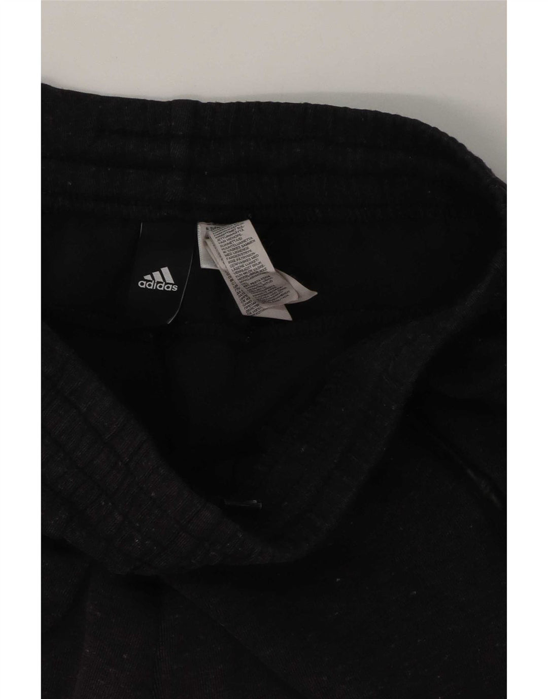 Adidas Mens Tracksuit Trousers Small Grey Flecked Cotton