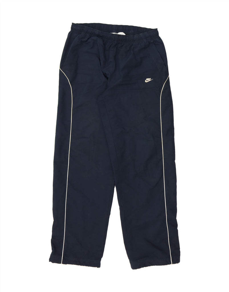 NIKE Mens Tracksuit Trousers UK 41/43 Large  Navy Blue Polyester Vintage Nike and Second-Hand Nike from Messina Hembry 
