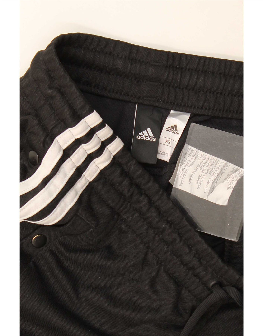 Adidas Womens Tracksuit Trousers UK 6 XS  Black Polyester