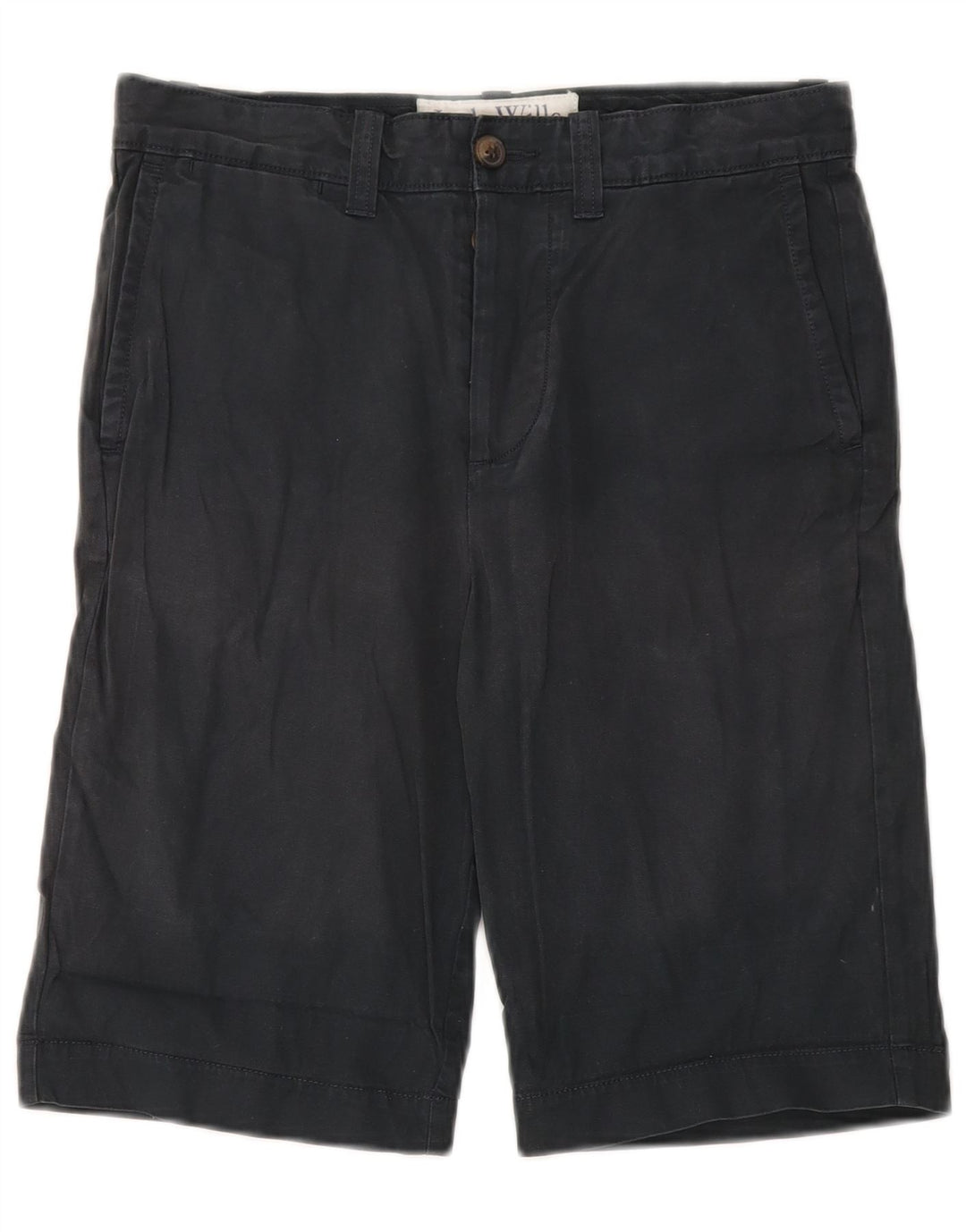Jack Wills Womens Chino Shorts W28 Medium Navy Blue Cotton