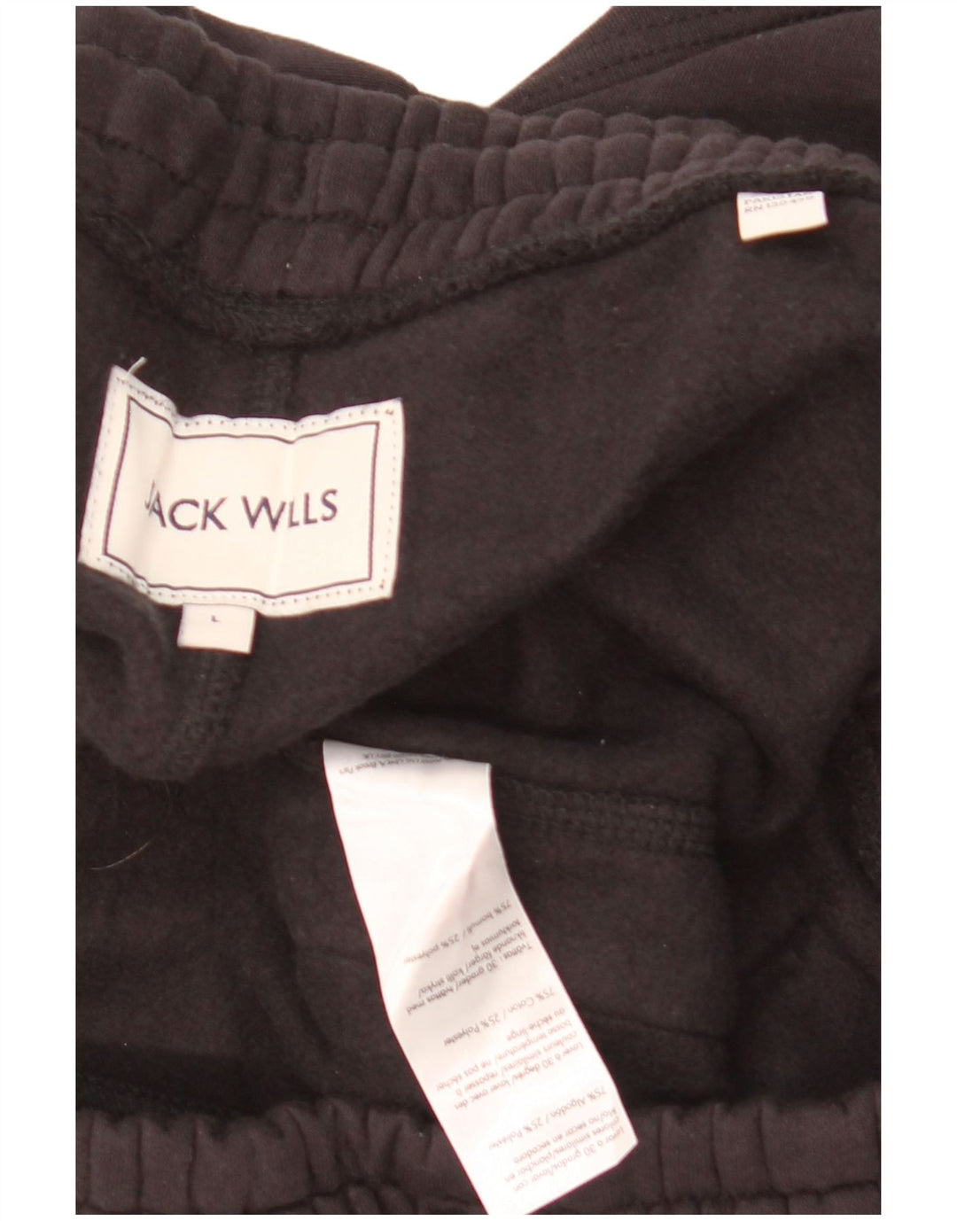 Jack Wills Mens Sport Shorts Large Black Cotton