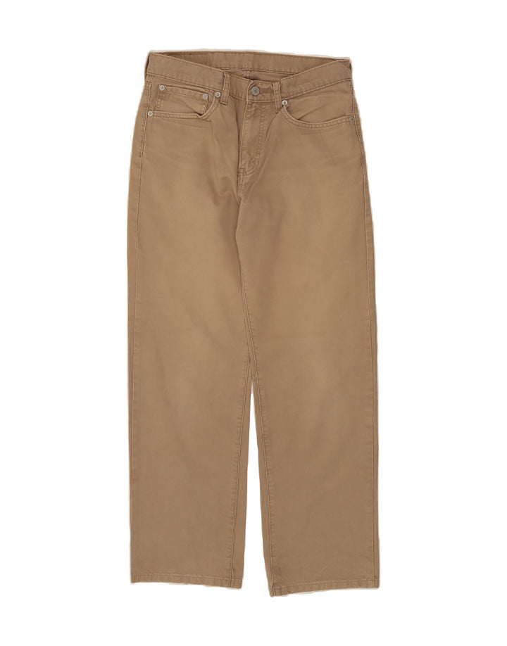 LEVI'S Mens 751 Straight Casual Trousers W31 L28 Beige Cotton Vintage Levi's and Second-Hand Levi's from Messina Hembry 