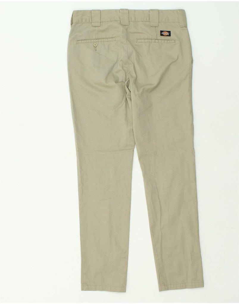 DICKIES Mens Slim Fit Chino Trousers W30 L32 Grey Polyester | Vintage Dickies | Thrift | Second-Hand Dickies | Used Clothing | Messina Hembry 