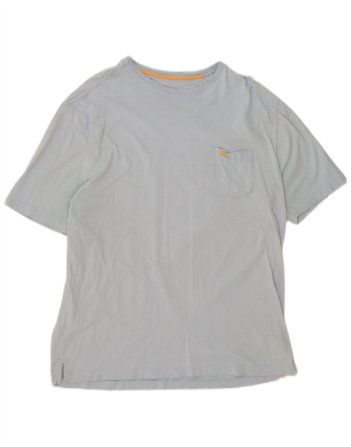 Tommy Bahama Mens Relaxed T-Shirt Top Large Blue Cotton