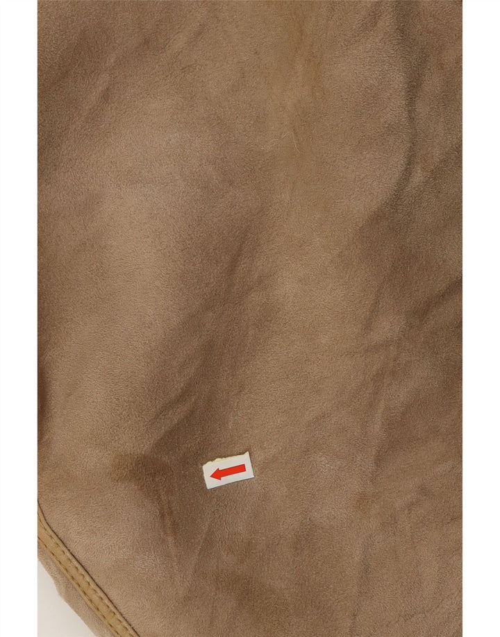 CONBIPEL Womens Shearling Jacket UK 16 Large Beige Shearling