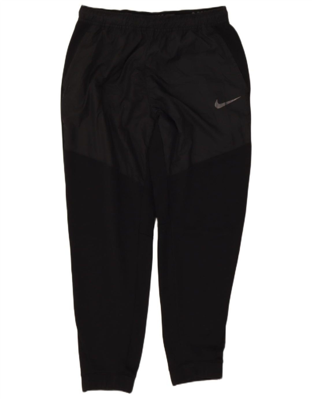 Nike Mens Dri Fit Tracksuit Trousers Joggers Large Black Polyester