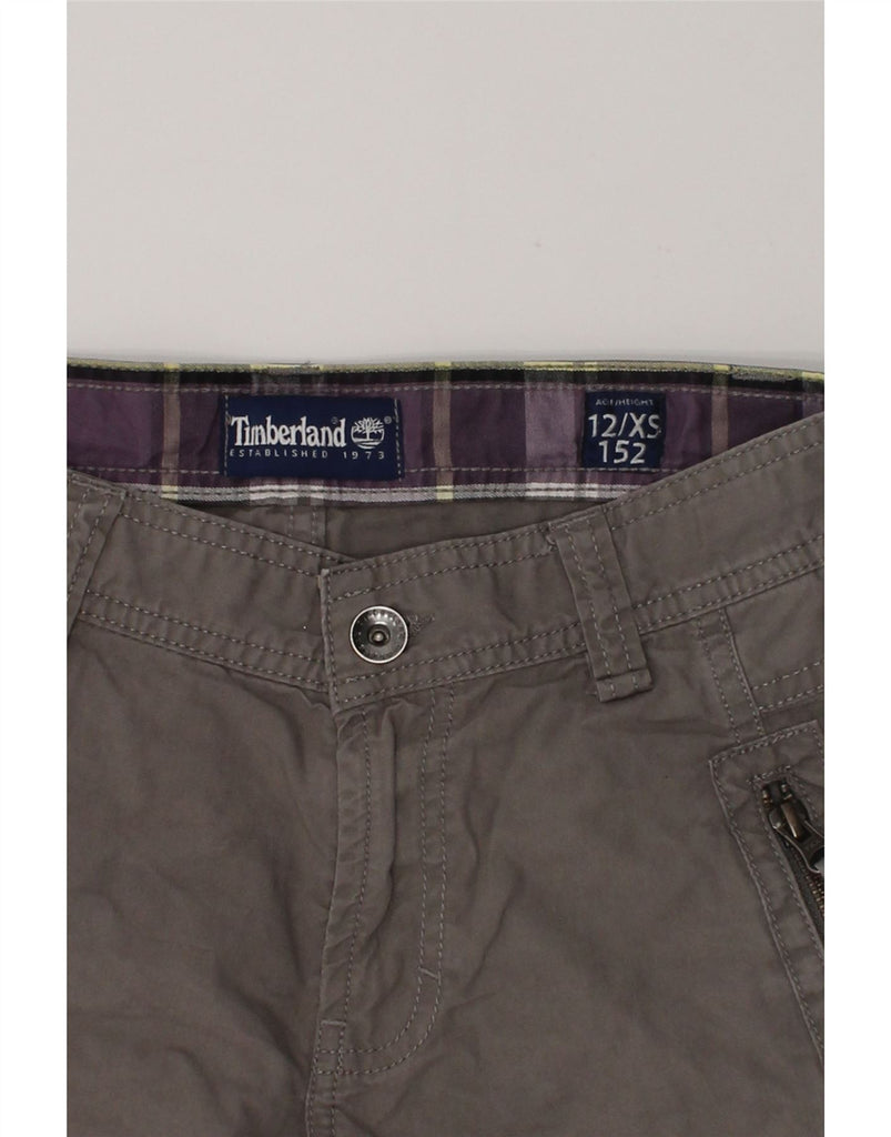 TIMBERLAND Boys Casual Shorts 11-12 Years XS W26 Grey Cotton | Vintage Timberland | Thrift | Second-Hand Timberland | Used Clothing | Messina Hembry 