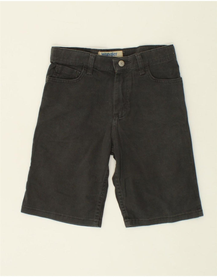 WRANGLER Boys Regular Denim Shorts 11-12 Years W26  Grey Cotton Vintage Wrangler and Second-Hand Wrangler from Messina Hembry 