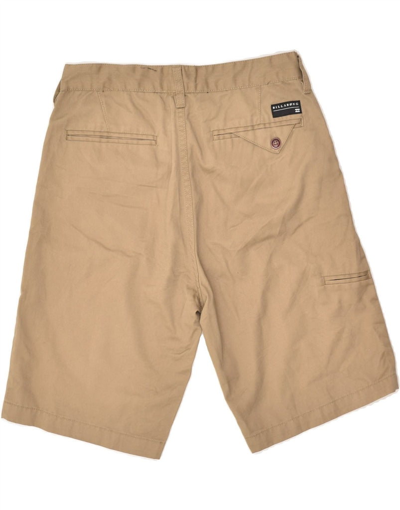 BILLABONG Mens Chino Shorts W29 Small  Beige Polyester | Vintage Billabong | Thrift | Second-Hand Billabong | Used Clothing | Messina Hembry 