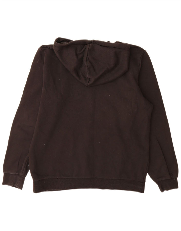 Puma Mens Graphic Hoodie Jumper Medium Black Cotton