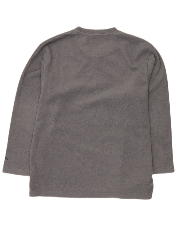 REEBOK Mens Fleece Jumper Medium Grey