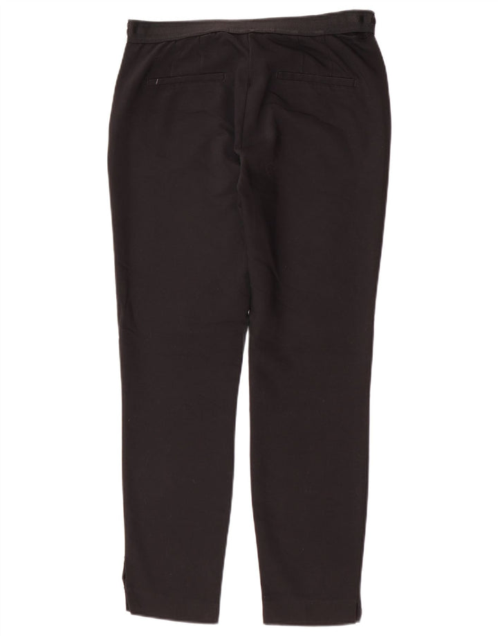 Zara Womens Slim Chino Trousers Medium W28 L26 Black Cotton