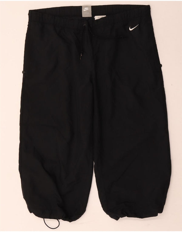Nike Womens Loose Fit Tracksuit Trousers Joggers UK 10/12 Medium Black