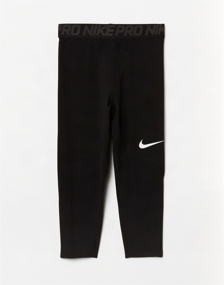 Nike Mens Dri Fit Graphic Capri Leggings Small Black Polyester