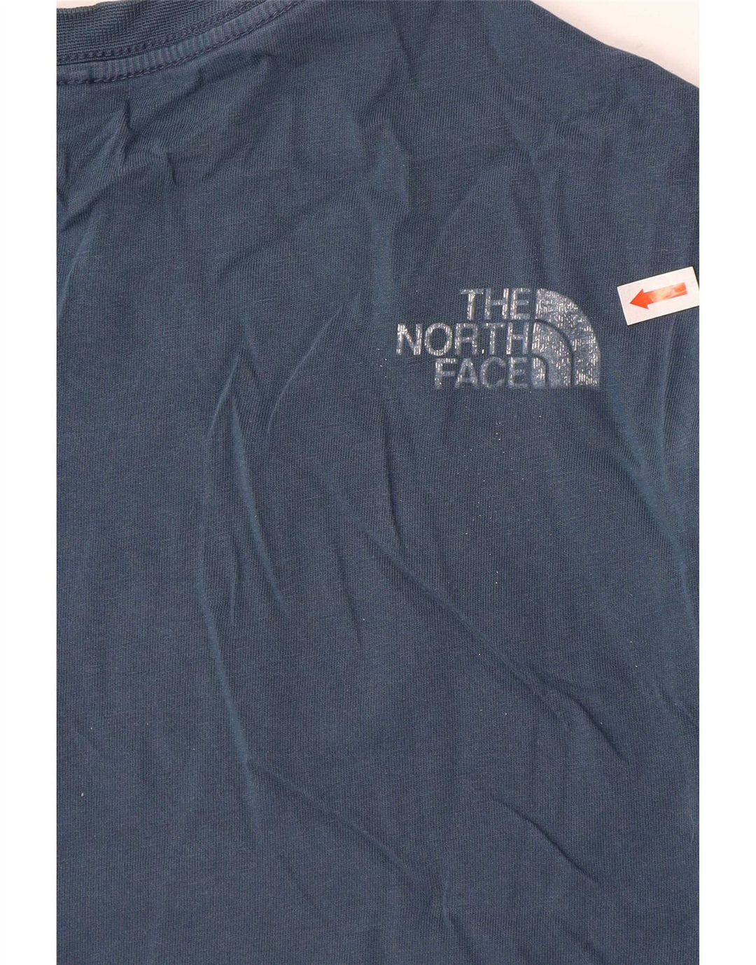The North Face Mens Graphic T-Shirt Top Medium Blue Cotton
