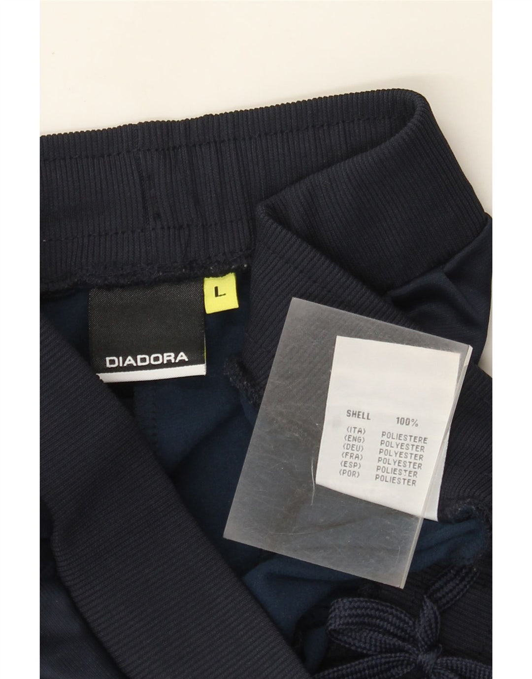 Diadora Womens Tracksuit Trousers UK 14 Large  Navy Blue Polyester