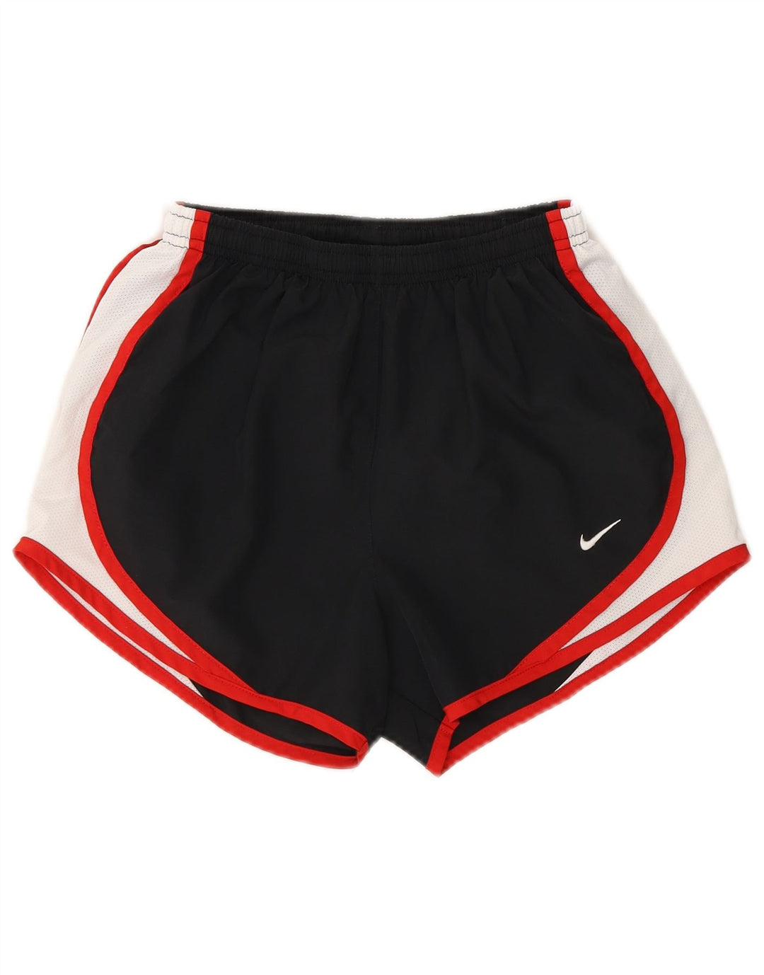 Nike Womens Sport Shorts UK 4 XS Black Colourblock Polyester