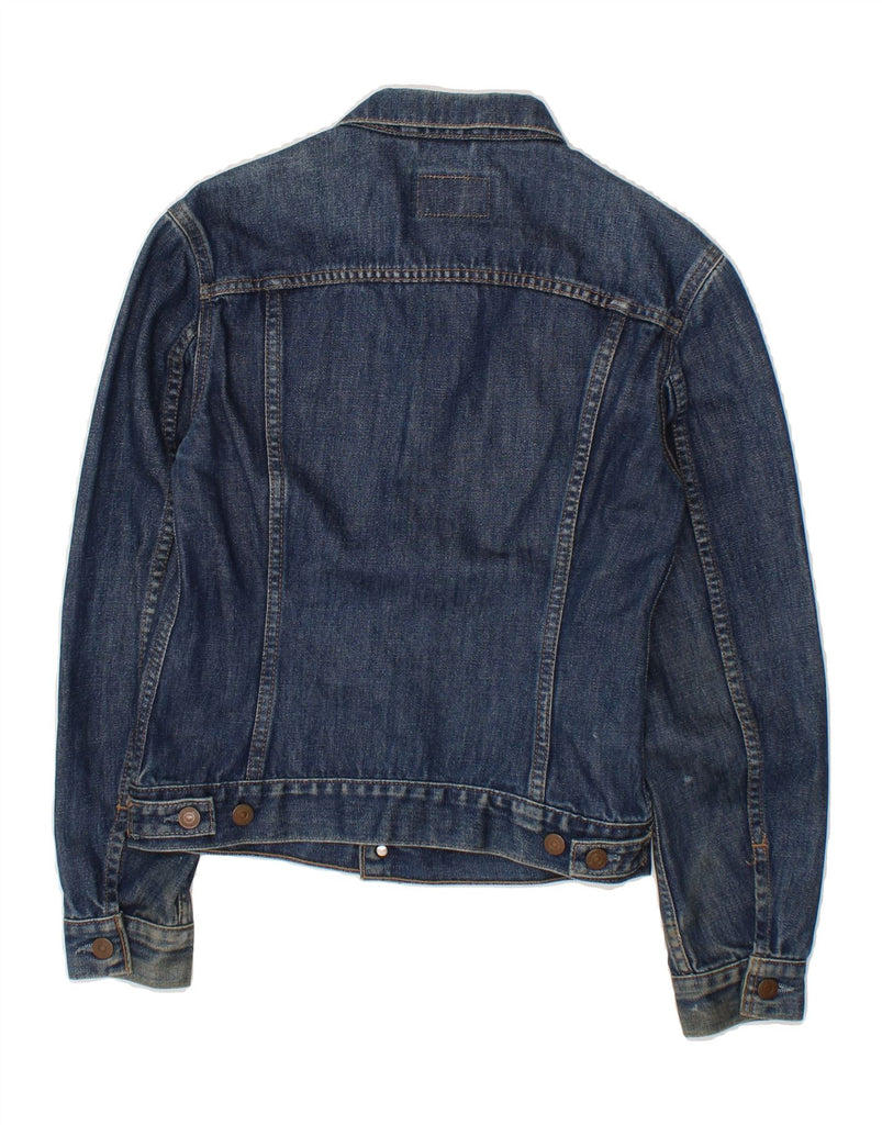 LEVI'S Girls Denim Jacket 8-9 Years Medium Navy Blue Cotton Vintage Levi's and Second-Hand Levi's from Messina Hembry 