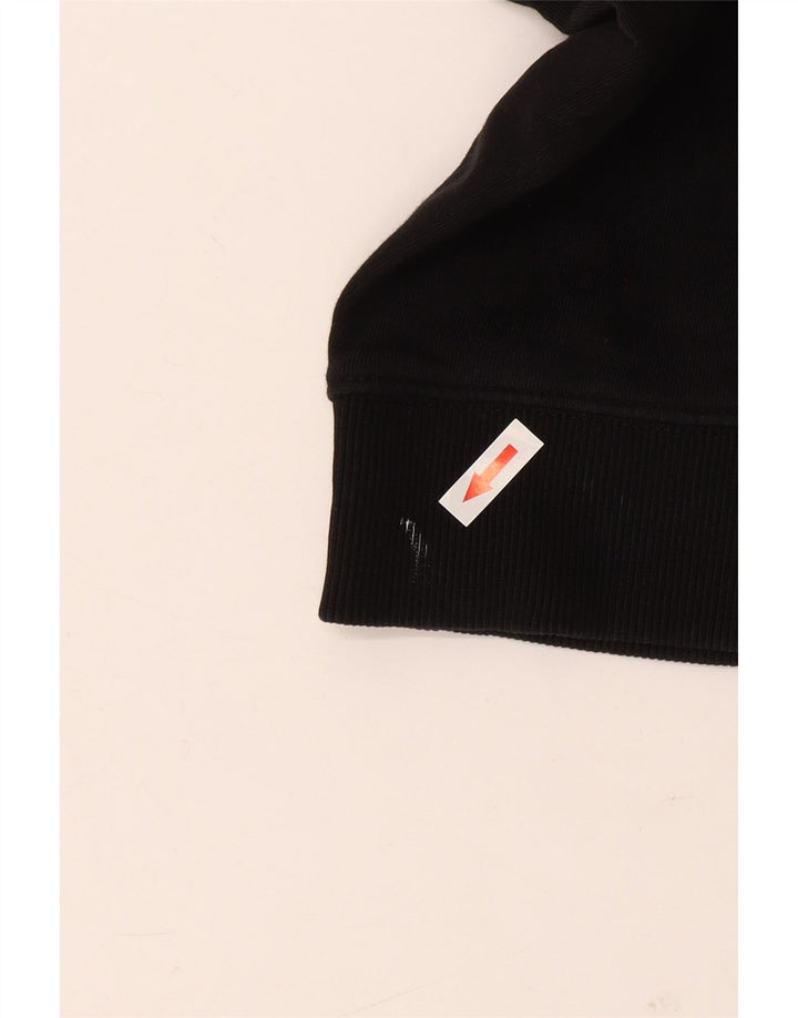 Vans Mens Graphic Hoodie Jumper Medium Black Cotton
