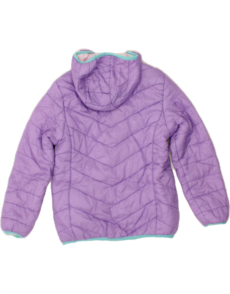 EDDIE BAUER Girls Hooded Padded Jacket 10-11 Years Medium Purple Vintage Eddie Bauer and Second-Hand Eddie Bauer from Messina Hembry 