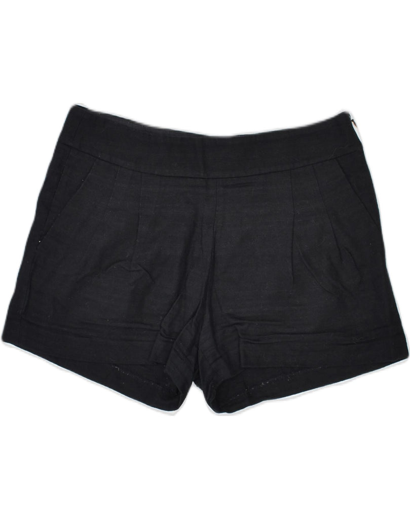 J. CREW Womens Flex Hot Pants W30 Medium Black Cotton | Vintage J. Crew | Thrift | Second-Hand J. Crew | Used Clothing | Messina Hembry 