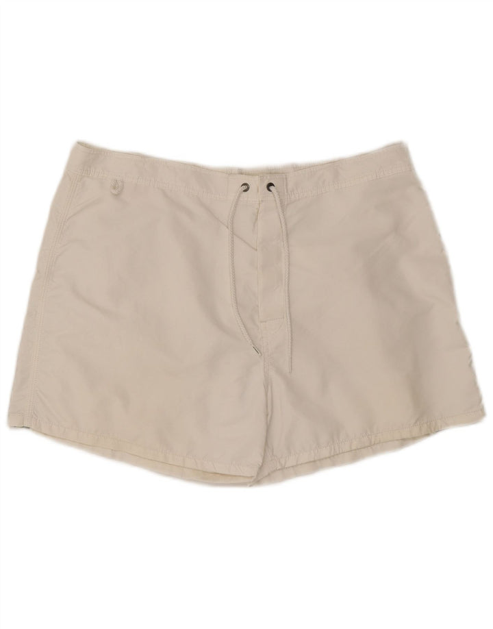 Sundek Mens Swimming Shorts Large White