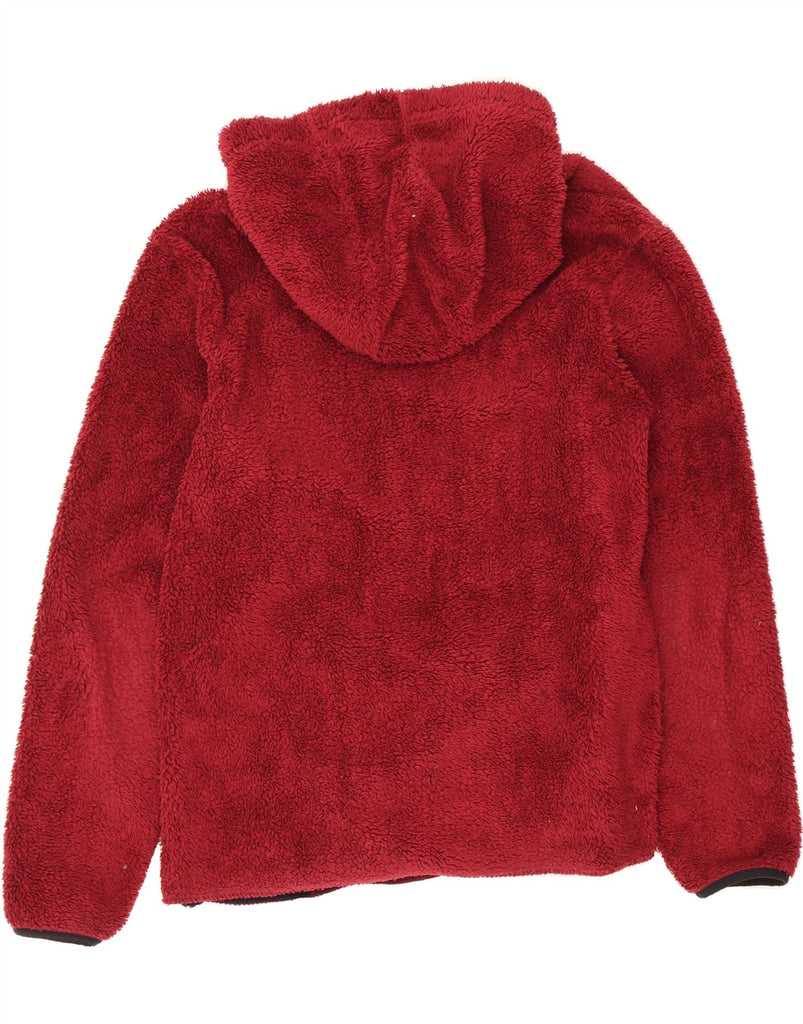 CHAMPION Mens Graphic Hooded Fleece Jumper Large Red Vintage Champion and Second-Hand Champion from Messina Hembry 