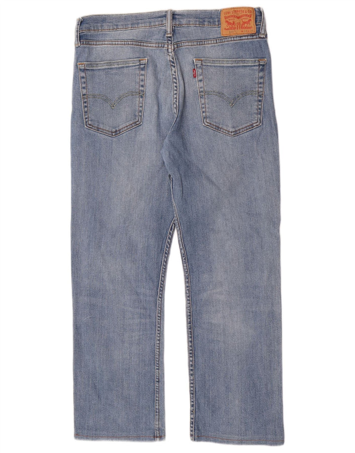 Levi's Mens 514 Straight Jeans W34 L27 Blue Cotton