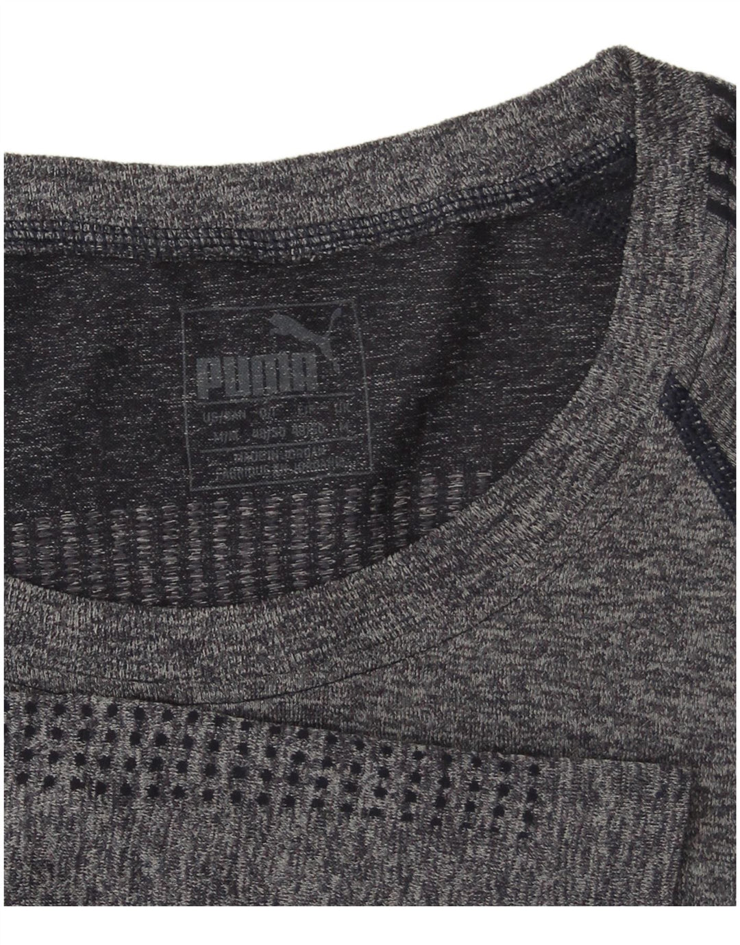 PUMA Mens T-Shirt Top Medium Navy Blue