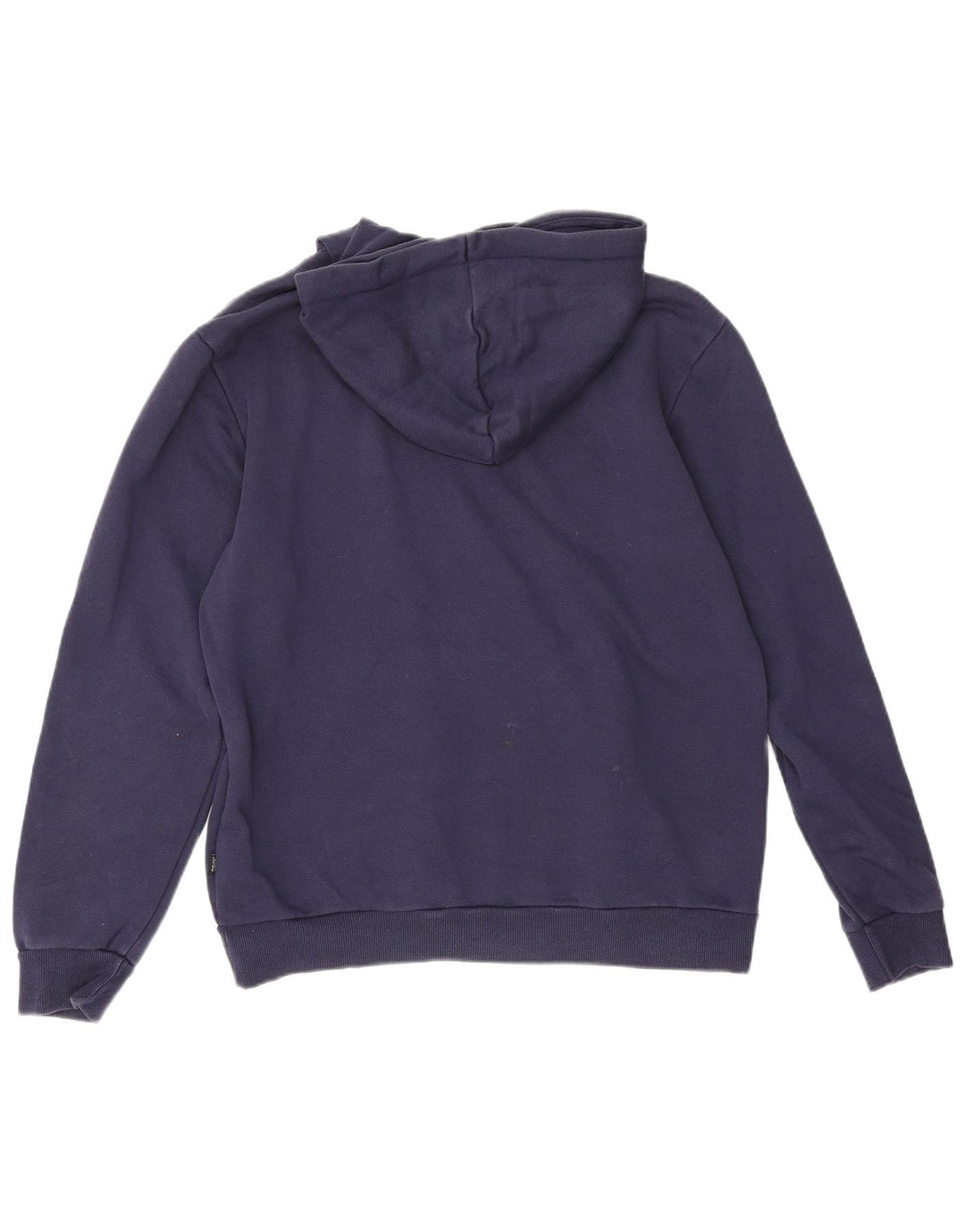 Puma Mens Hoodie Jumper Medium Navy Blue Cotton