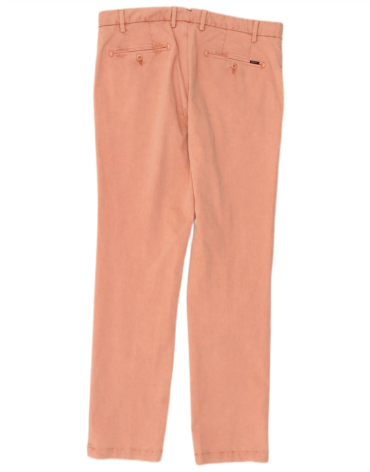 GANT Mens Soho Straight Chino Trousers W34 L32 Pink Cotton