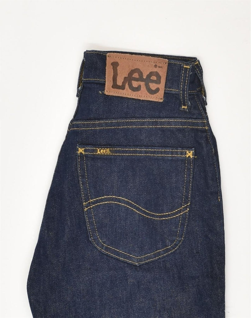 LEE Womens Slim Jeans W28 L31 Navy Blue Cotton | Vintage Lee | Thrift | Second-Hand Lee | Used Clothing | Messina Hembry 