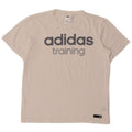Adidas Mens Climalite Graphic T-Shirt Top Medium White Cotton
