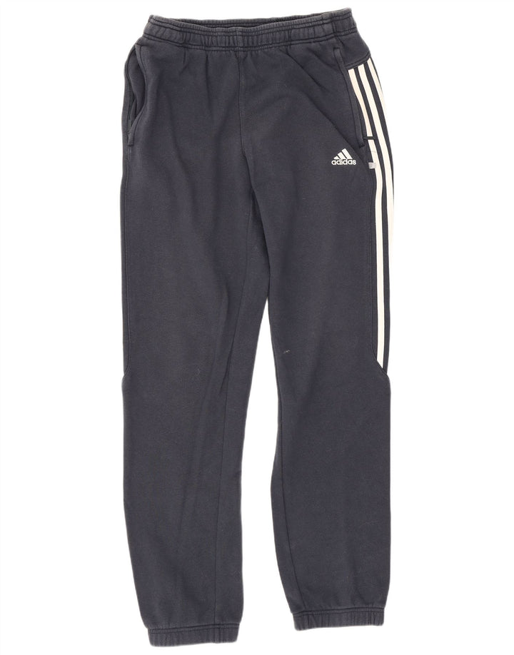 Adidas Mens Tracksuit Trousers Joggers Medium Navy Blue Cotton