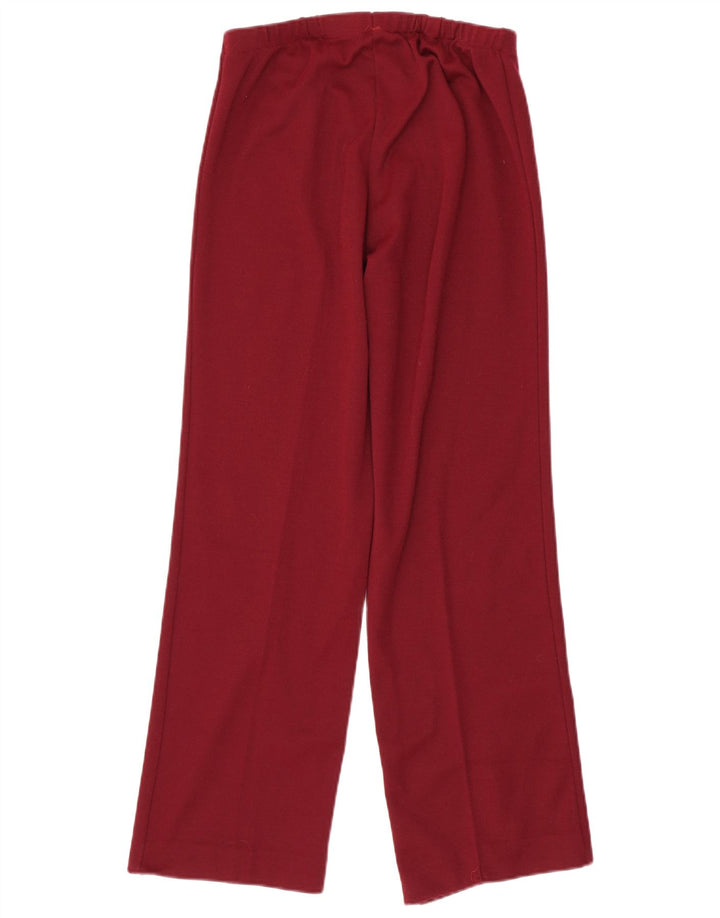 Vintage Womens Full Tracksuit EU 40 Medium Burgundy Colourblock Retro