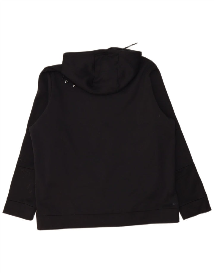 Jordan Mens Graphic Standard Fit Hoodie Jumper 2XL Black Polyester