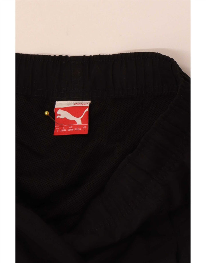 Puma Mens Graphic Sport Shorts Large  Black