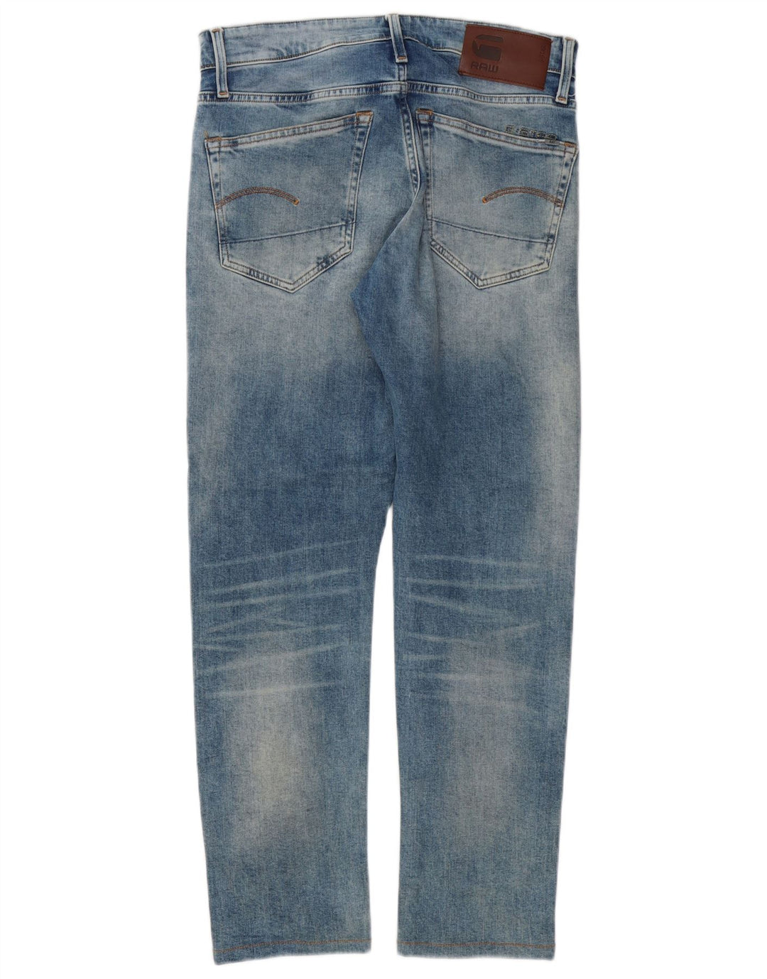 G-Star Mens 3301 Slim Jeans W29 L29 Blue Cotton