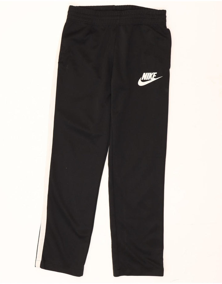 Nike Mens Tracksuit Trousers Small  Black Colourblock Polyester