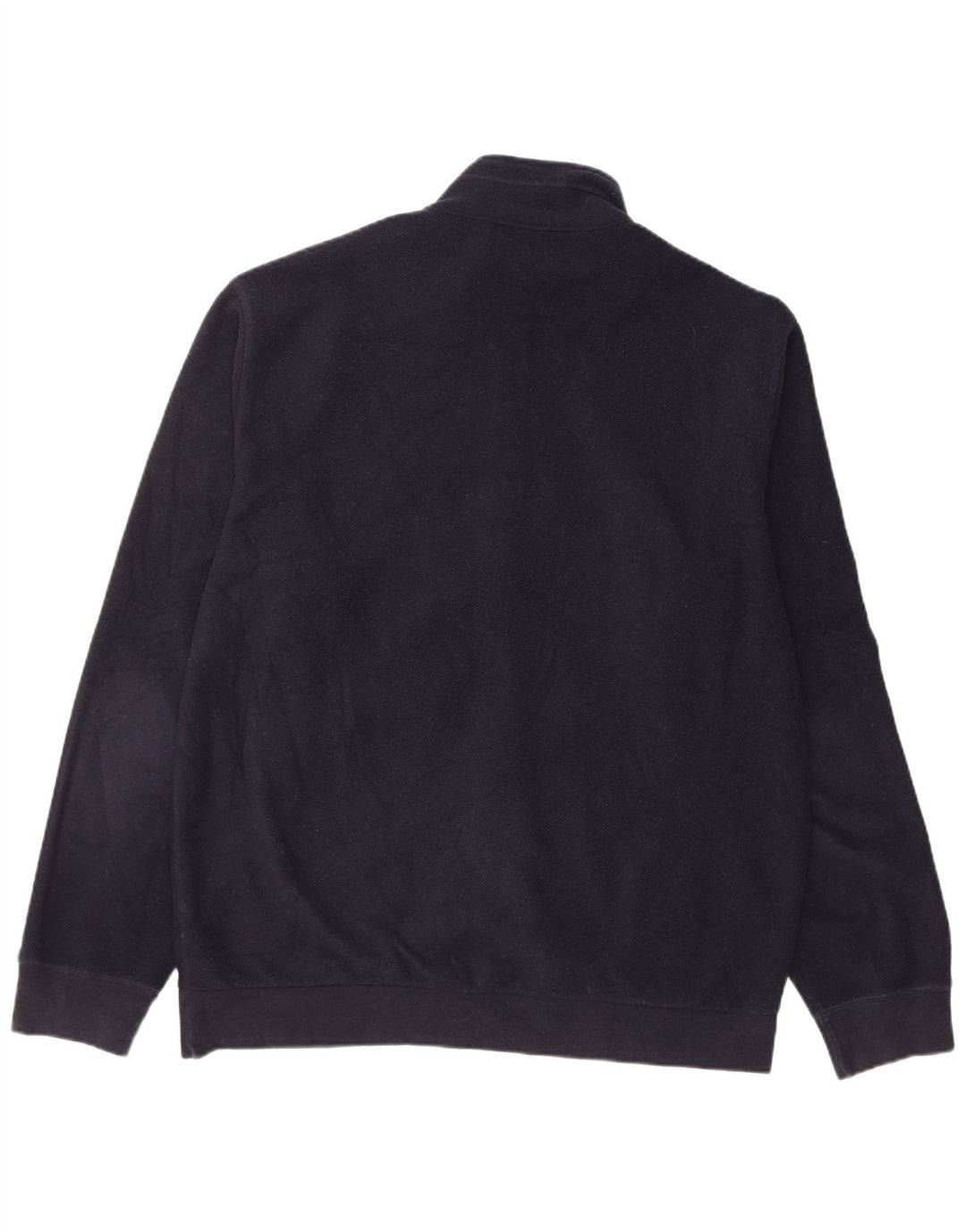 CHAMPION Mens Fleece Jacket UK 44 2XL Navy Blue Polyester