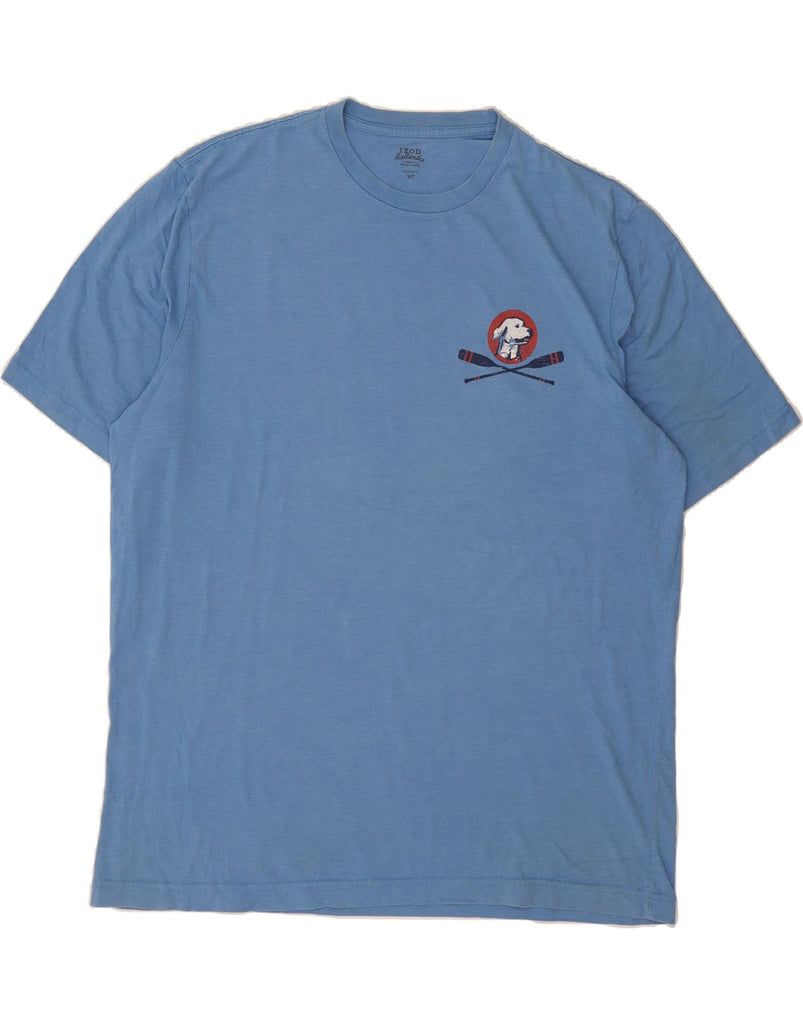 IZOD Mens Salt Water Graphic T-Shirt Top XL Blue Cotton Vintage Izod and Second-Hand Izod from Messina Hembry 